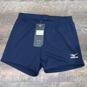 NWT Women’s Mizuno Navy Blue Spandex size medium